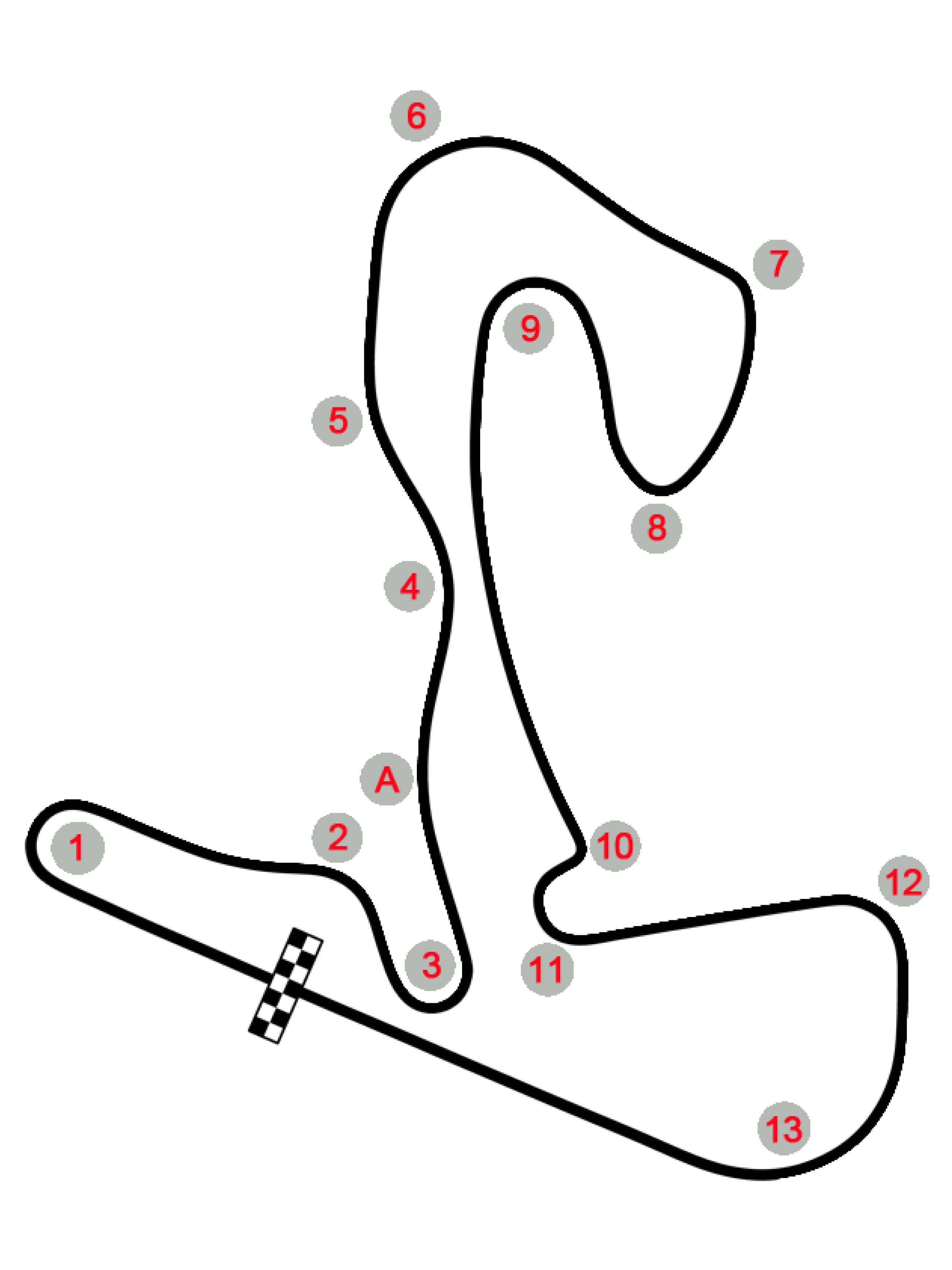 Zandvoort track layout